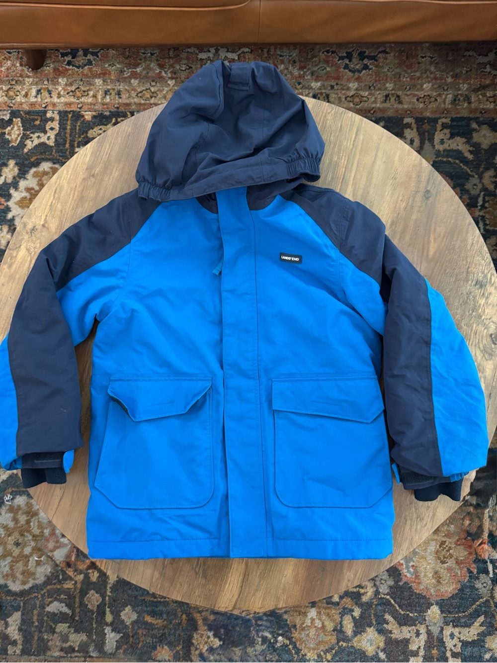 Lands End ‘Squall’ waterproof insulated Jacket - kids size 8. EUC